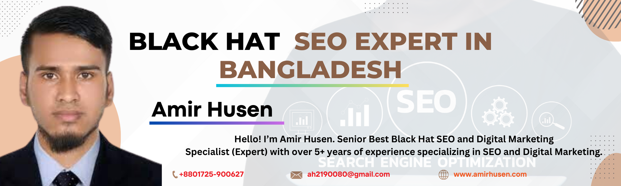 black hat SEO expert in Bangladesh Amir Husen